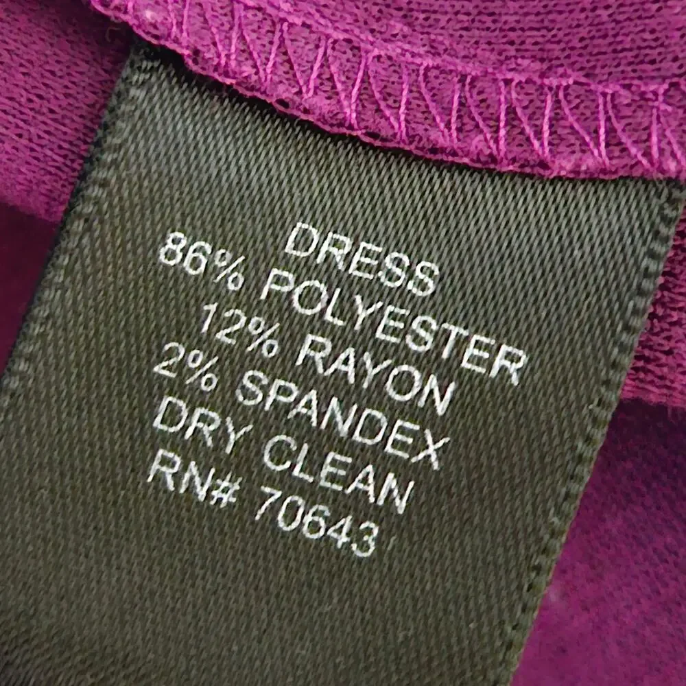 Jessica Howard Purple Knee Length Dress Size 10